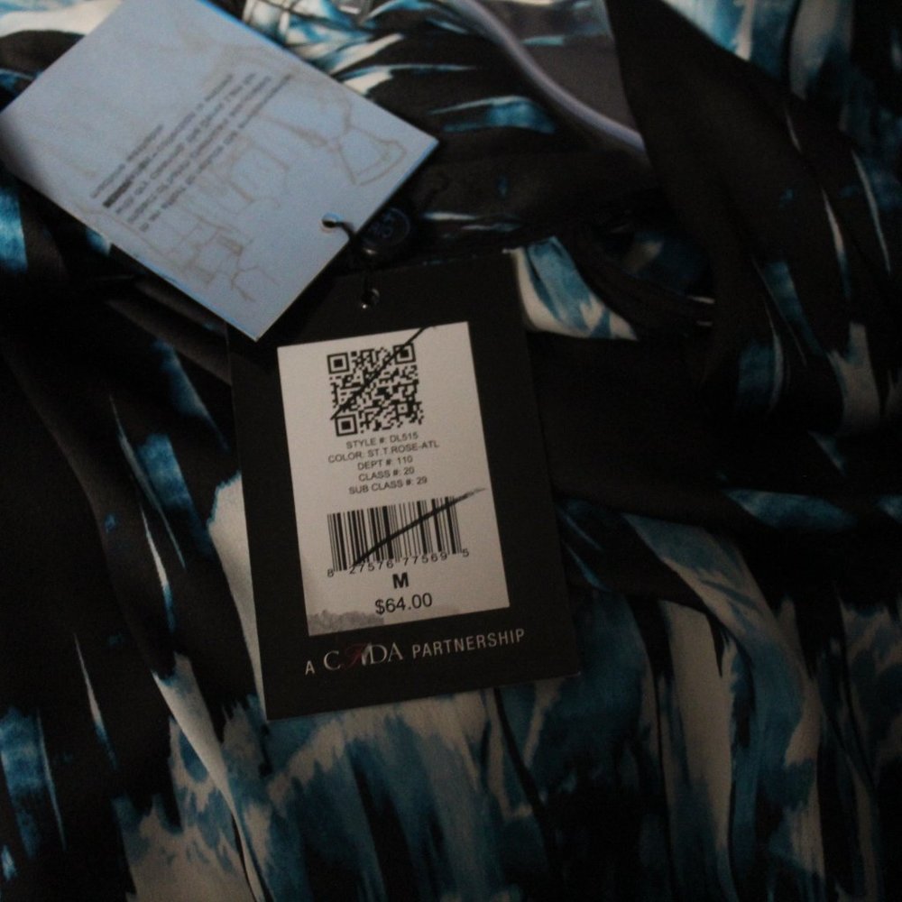 NWT Derek Lam for DesigNation Faux Wrap Bubble Hem Mini Dress Size Medium - Picture 8 of 8